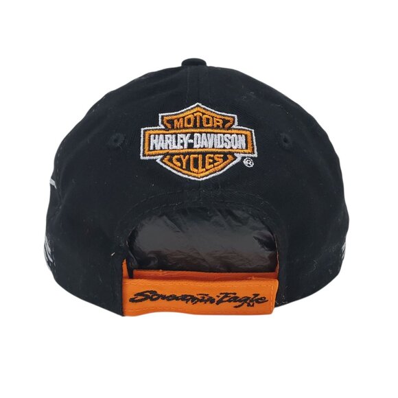Rare Vintage 1999 Harley Davidson Motorcycles SCREAMIN EAGLE Flames Hat Cap - Picture 4 of 13
